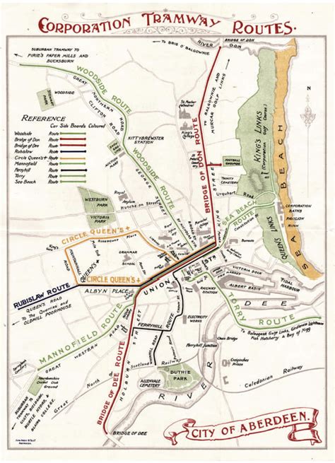 Aberdeen's old tram routes : r/Aberdeen