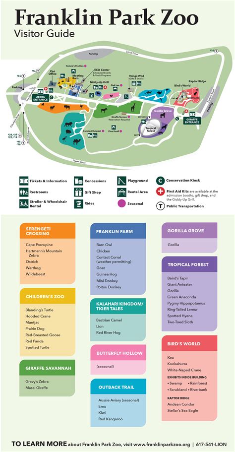 Printable Zoo Maps