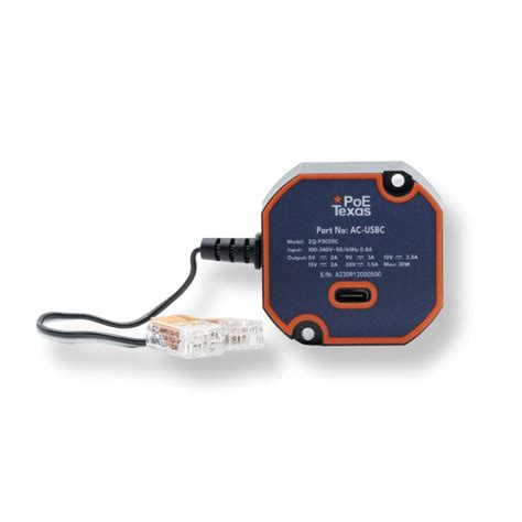 In-wall USB-C Charging Device for AC power — POE Texas