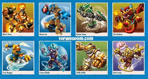 Wiisdom: All Skylanders SWAP Force Characters Revealed! Artwork ...