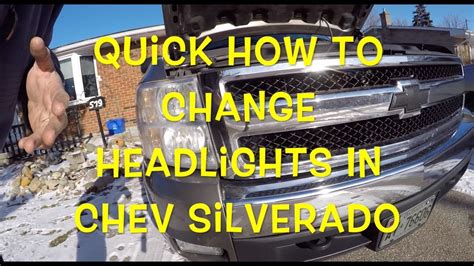 Change Headlight Bulb On 2015 Chevy Silverado