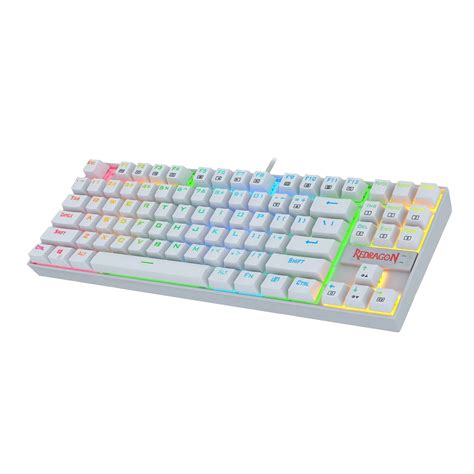 Buy Redragon Kumara K552 Wired Gaming Keyboard (RGB LED Backlight Blue Switch, White) Online - Croma