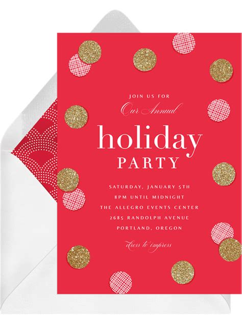 Happy Holidays! 12 Ways to Create the Perfect Holiday Party Invitation