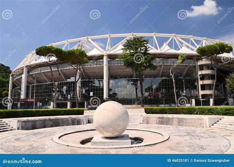 Exterior of the Olympic Stadium in Rome, Italy Editorial Photo - Image ...