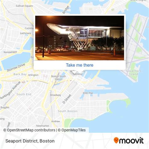 How to get to Seaport District in Boston by bus, subway or train?