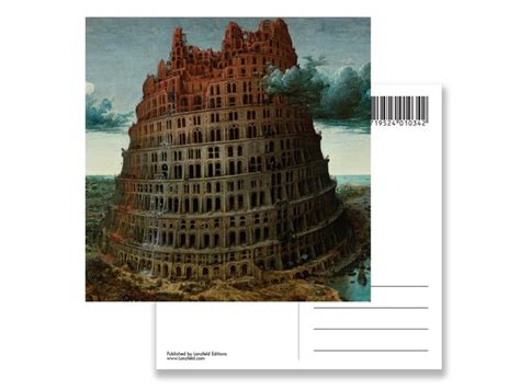 Postcard, Bruegel, Tower of Babel - Museum-webshop