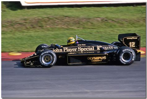 Ayrton Senna JPS Lotus Renault 97T F1. Brands Hatch 1985 E… | Flickr