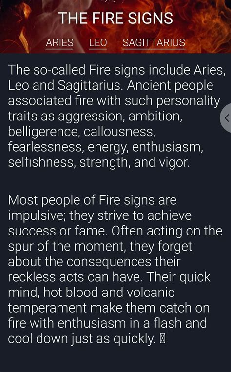 The Fire signs traits Aries And Leo, Leo And Sagittarius, Astrology Leo, Leo Horoscope ...