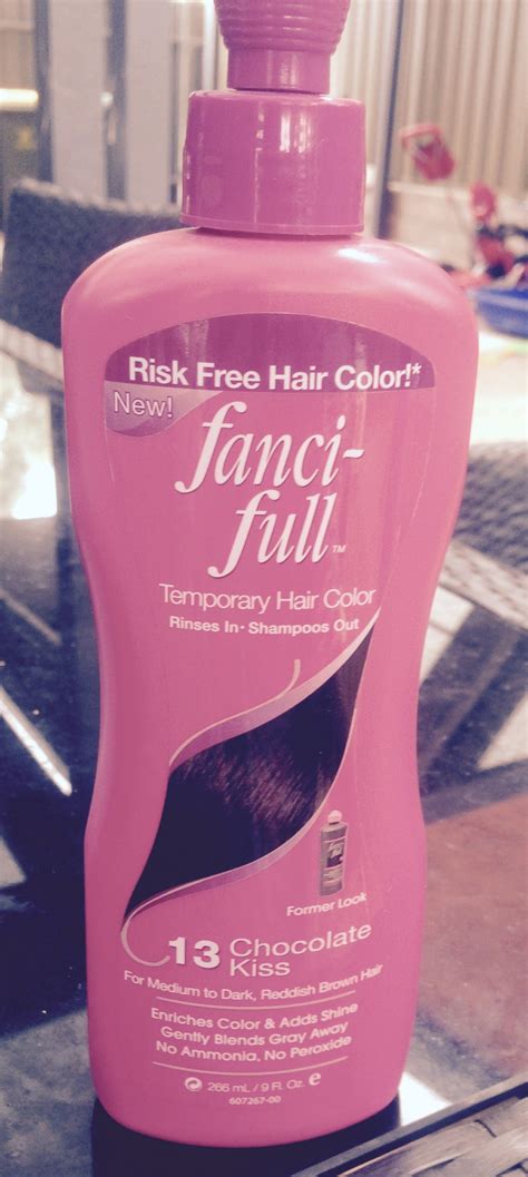 Fanci-full temporary hair color. Rinses in, shampoos out. Apply to towel dried hair, leave in ...