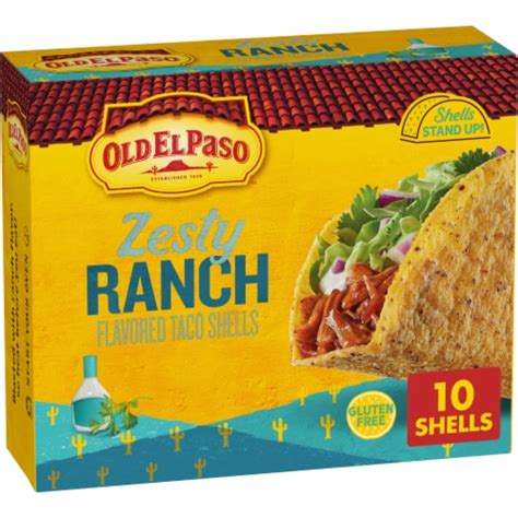 Old El Paso Zesty Ranch Flavored Stand 'N Stuff Taco Shells, 10 ct / 0. ...