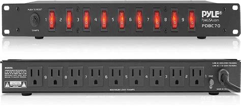 Pyle PRO PDBC70 - Rack Mountable Power Strip Surge Protector With ...