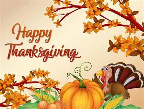 Happy thanksgiving card template 418013 Vector Art at Vecteezy