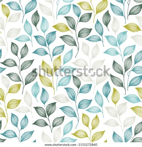 Packaging Tea Leaves Pattern Seamless Vector Stock Vector (Royalty Free ...