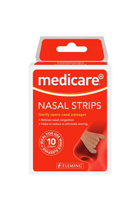 Medicare Nasal Strips 10 pack | Allergies | Allcures