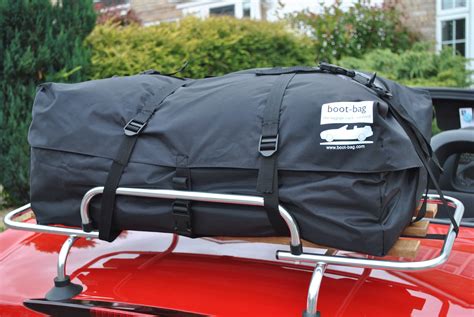 Boot-bag car luggage rack : Unique alternative to a metal rack