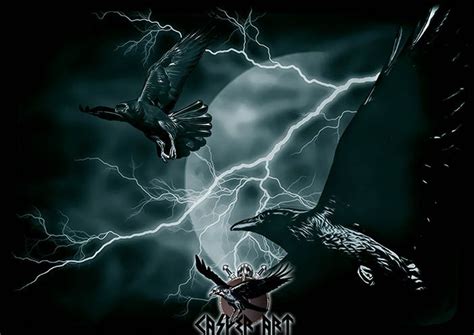 Huginn and Muninn by thecasperart | Art, Artist, Art pictures