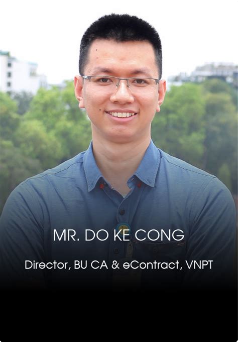 Mr. Do Ke Cong - DIỄN ĐÀN CẤP CAO