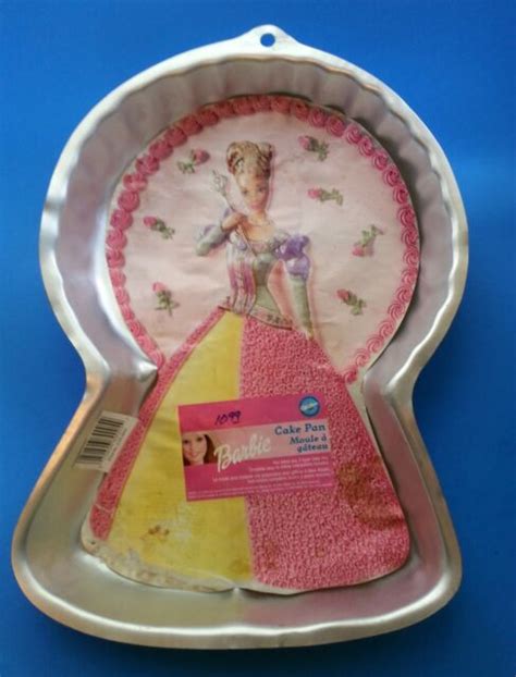 2000 Wilton BARBIE PRINCESS Cake Pan with Instructions Sheet Insert | eBay