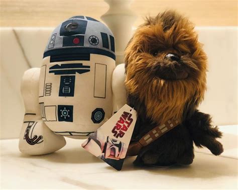 Two Star Wars plushies in good to new condition. R2d2 is a bit older ...