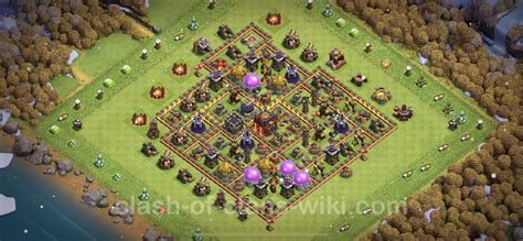 Farming Base TH10 with Link, Anti Air / Dragon, Hybrid - Clash of Clans 2023 - Town Hall Level ...