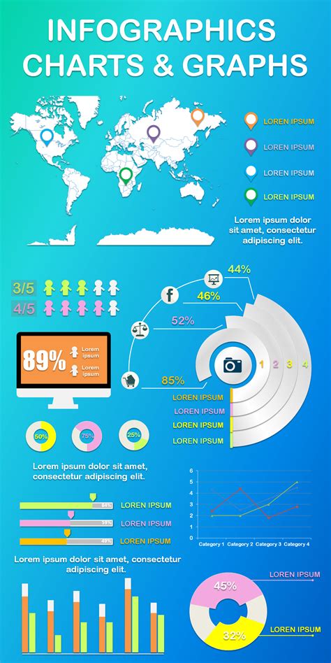 Powerpoint Infographic Template 019 [Green Version] | Infographic templates, Infographic, Seo ...