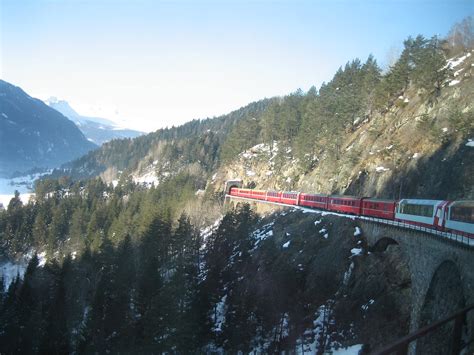 Views from the Glacier Express | Our train coming out of one… | Flickr