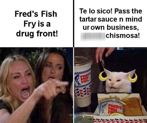 Fred's Fish Fry cat meme