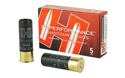 Hornady, Superformance, 12 Gauge,2.75", 300 Grain, MonoFlex, Sabot Slug, 5 Round Box, California ...