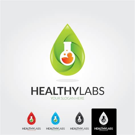 Premium Vector | Science lab logo design element