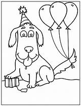 Happy Birthday Dog coloring Page  Download Print Or Color Online For Free sketch template