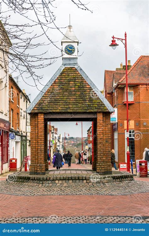 Daventry UK March 13 2018: Day View of Sheaf Street in Daventry Town Centre Editorial Stock ...