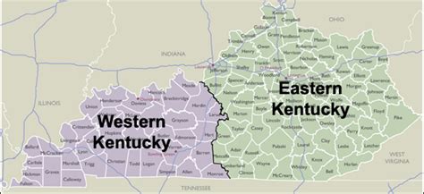 County Zip Code Wall Maps of Kentucky