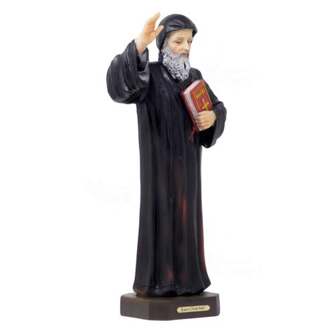 ValuueMax™ Saint Charbel Statue, Finely Detailed Resin, 12 Inch Tall Figurine - Valuuemax