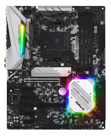 Asrock B450 Steel Legend RGB ATX Motherboard | Computer Solution