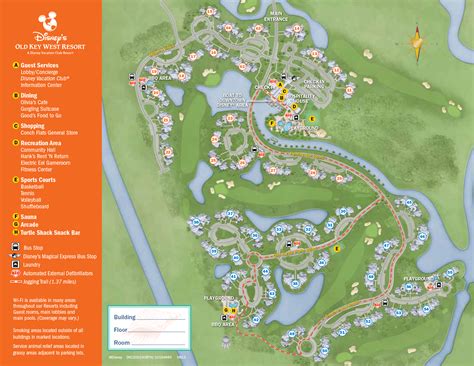 Old Key West Resort Map - KennythePirate.com