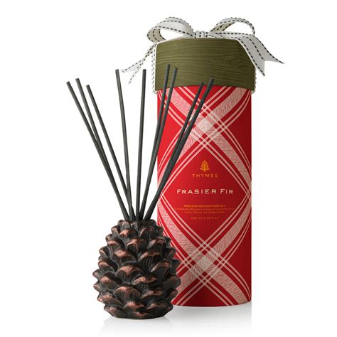 Thymes Frasier Fir Pinecone Diffuser Set