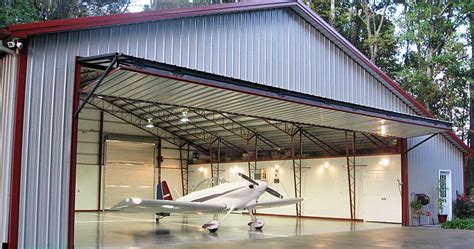 Kier Steel Airplane Hangar - Worldwide Steel Buildings