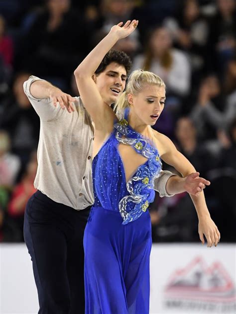 Piper Gilles and Paul Poirier of Canada compete on day two during the... | Figure skating ...