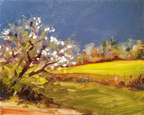 Coming Rain, plein air oil painting – Deb Anderson Fine Art