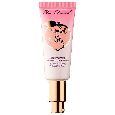 Too Faced Primed & Peachy Cooling Matte Perfecting Primer - Peaches and ...