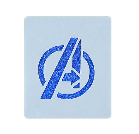 Avengers Logo Face Painting Stencil 7cm x 6cm Washable | Etsy