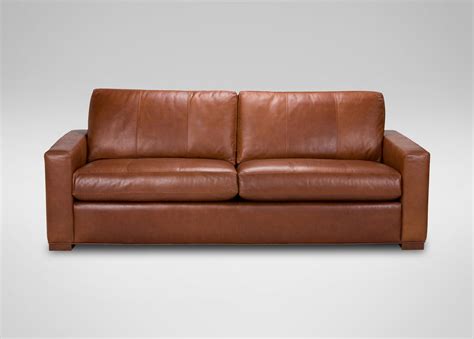 Hudson Leather Sofa | Sofas & Loveseats | Ethan Allen