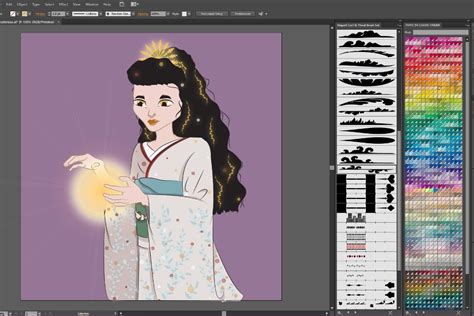 Create your cartoon film character and learn tools on Adobe Illustrator