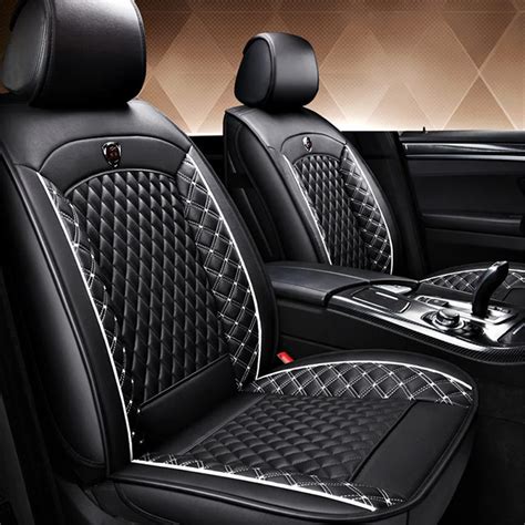 New PU Leather Auto Universal Car Seat Covers for SUV and sedan Luxury cushion Automotive Seat ...