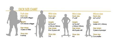 What Skateboard Size Should I get | Size Chart for Beginners