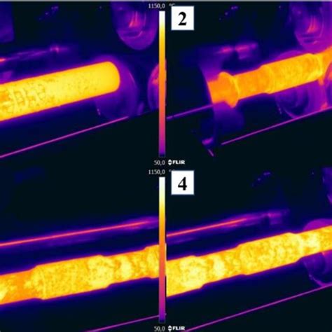 Temperature distribution during rolling. | Download Scientific Diagram