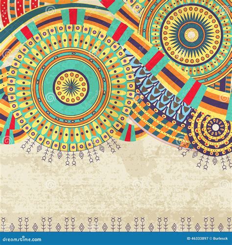 Ethnic Background Vector | CartoonDealer.com #20825181