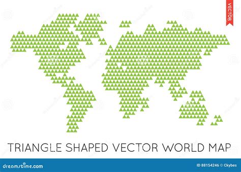 Vector Flat World Map Infographic. Map of the World Stock Vector ...