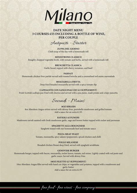 Menu at Venice Ristorante restaurant, Cumbernauld, 3 Auchenkilns Park