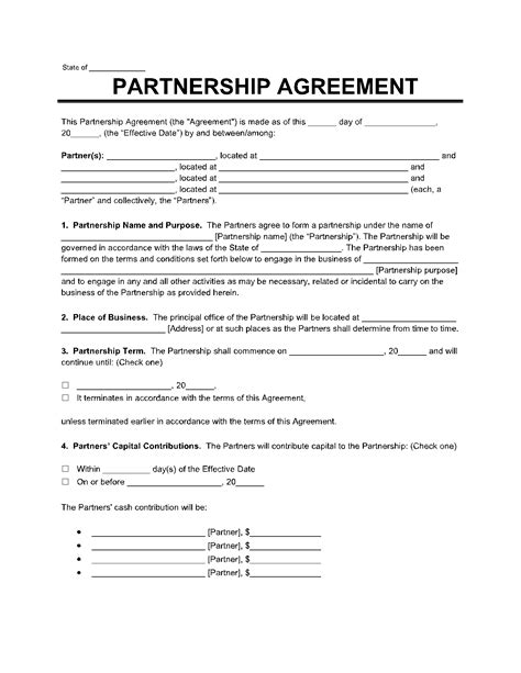 Partnership Agreement 1